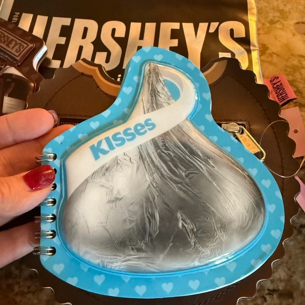 Brand New Hershey's and Reese's Themed Stationery Socks Small Bags Body Scrub